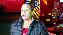 Testemunha comenta acidente que deixou homem e mulher feridos