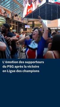 PSG - Arsenal : l'émotion des supporteurs parisiens après la victoire en Ligue des champions