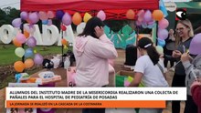 Alumnos de la Madre realizaron una colecta de pañales para el Hospital de Pediatría