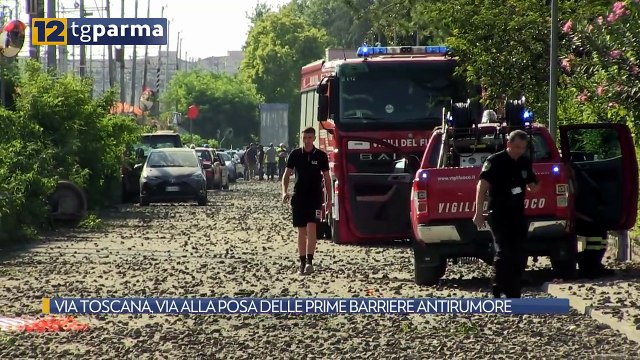 VIA TOSCANA, VIA ALLA POSA DELLE PRIME BARRIERE ANTIRUMORE | VIA TOSCANA, VIA ALLA POSA DELLE PRIME BARRIERE ANTIRUMORE