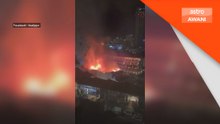 Bangunan bekas pawagam Odeon musnah, seorang maut