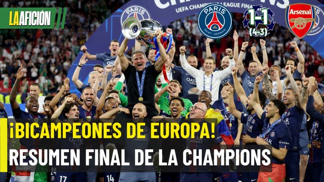 ¡EL PSG REINA EN EUROPA! Arsenal pierde una final dramática definida en penales