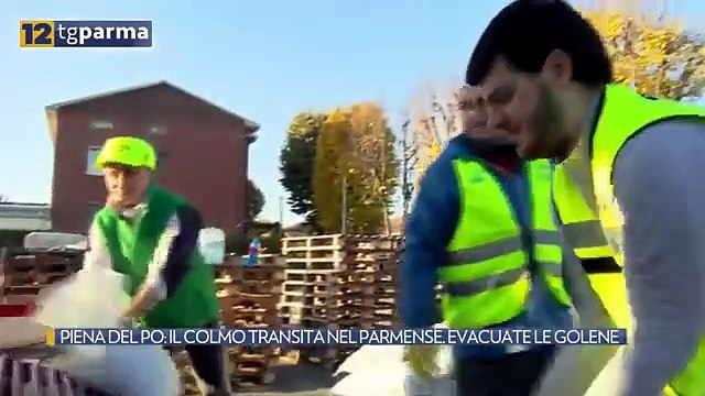 PIENA DEL PO: IL COLMO TRANSITA NEL PARMENSE, EVACUATE LE GOLENE