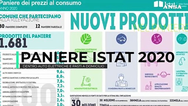 Che cosa entra nel paniere Istat 2020