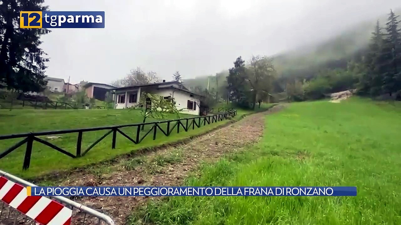 LA PIOGGIA CAUSA UN PEGGIORAMENTO DELLA FRANA DI RONZANO | LA PIOGGIA CAUSA UN PEGGIORAMENTO DELLA FRANA DI RONZANO