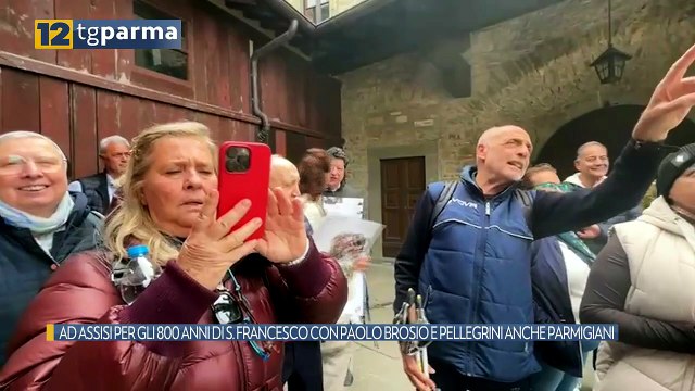 AD ASSISI PER GLI 800 ANNI DI S. FRANCESCO CON PAOLO BROSIO E PELLEGRINI ANCHE PARMIGIANI | AD ASSISI PER GLI 800 ANNI DI S. FRANCESCO CON PAOLO BROSIO E PELLEGRINI ANCHE PARMIGIANI