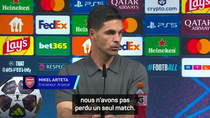 Mikel Arteta félicite Luis Enrique et le PSG : 