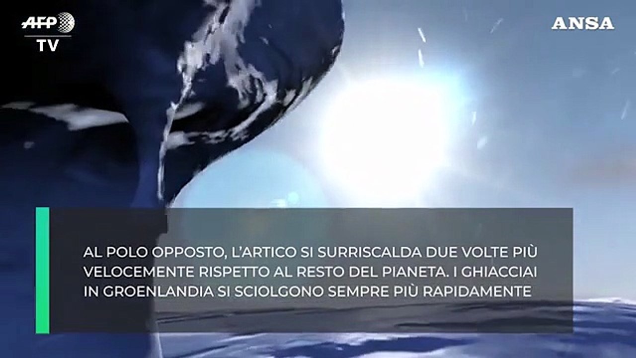 Allarme scioglimento dei ghiacciai