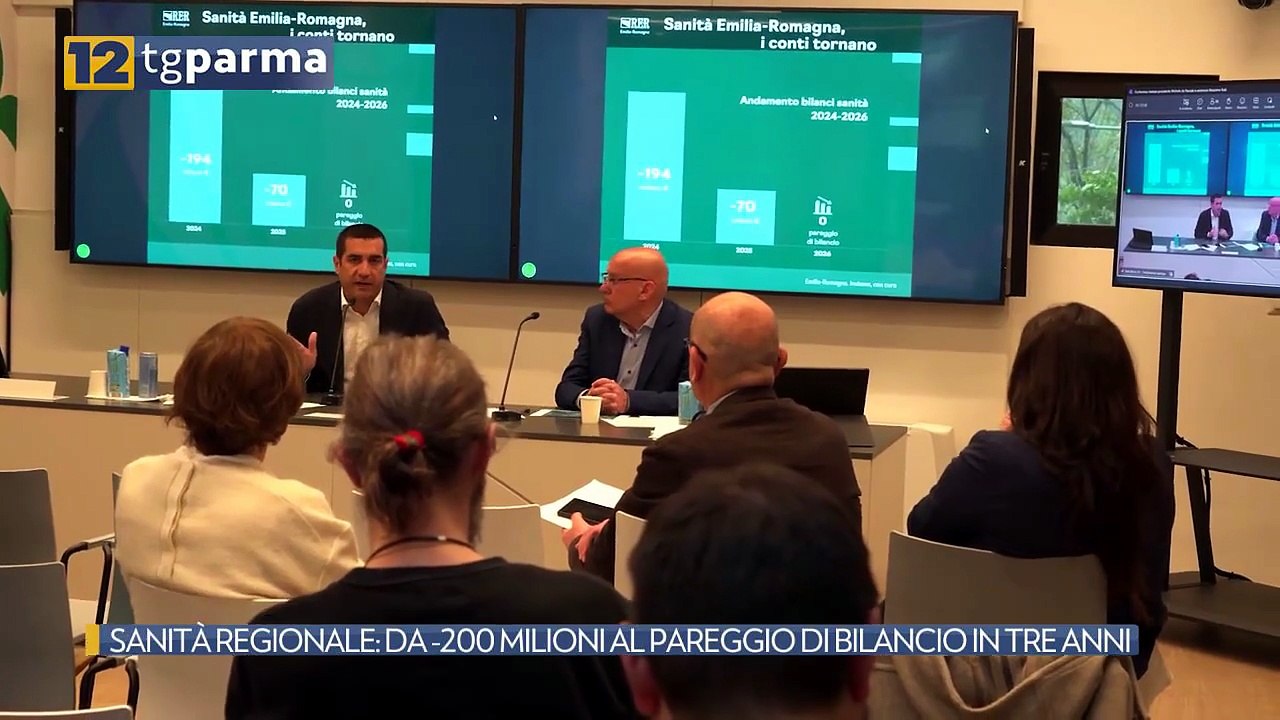 SANITÀ REGIONALE: DA -200 MILIONI AL PAREGGIO DI BILANCIO IN TRE ANNI | SANITÀ REGIONALE: DA -200 MILIONI AL PAREGGIO DI BILANCIO IN TRE ANNI
