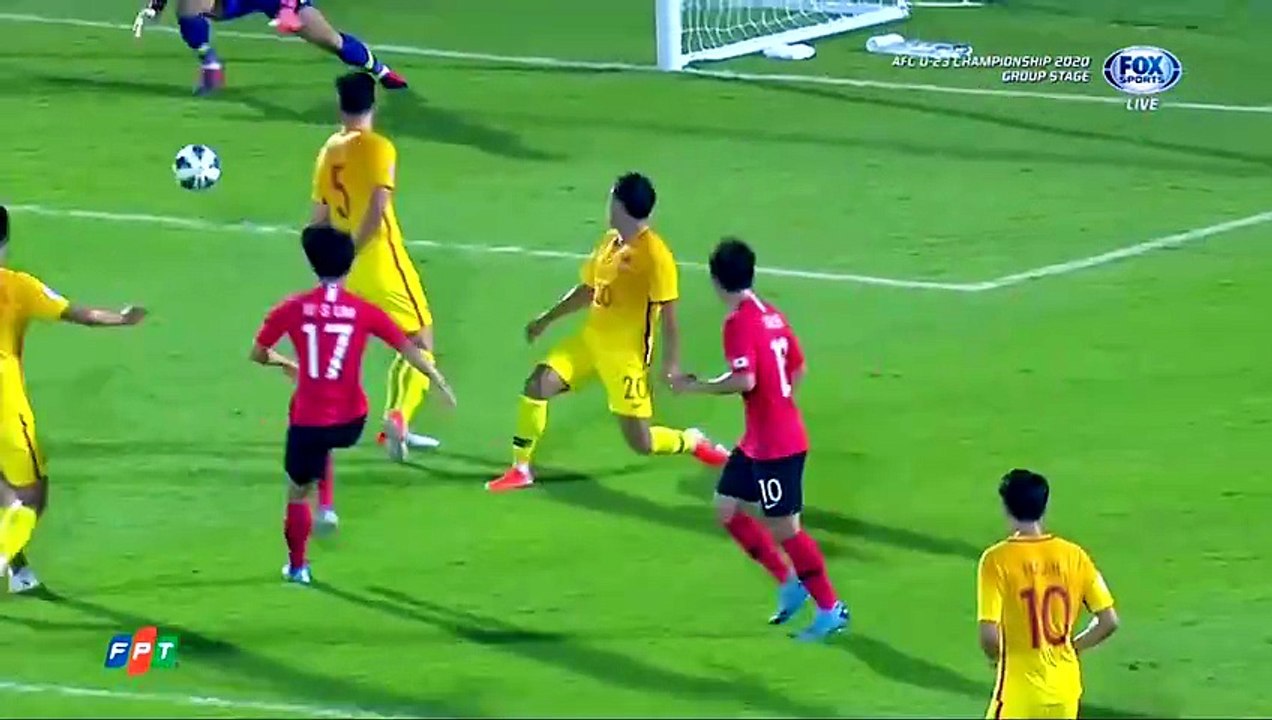 U23 Hàn Quốc 1-0 U23 Trung Quốc - Goals and Highlights (9/1/2020) | FOX Sports HD (Truyền Hình FPT)