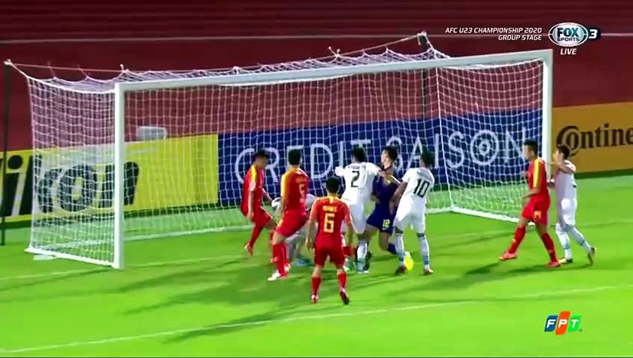 U23 Uzbekistan 2-0 U23 Trung Quốc - Goals and Highlights (12/1/2020) | FOX Sports 3 HD (Truyền Hình FPT)