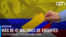 ¡Mañana Colombia decide su futuro! Más de 41 millones acudirán a las urnas