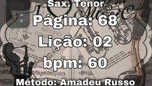 Página: 68 Lição: 02 - Sax. Tenor [60 bpm]