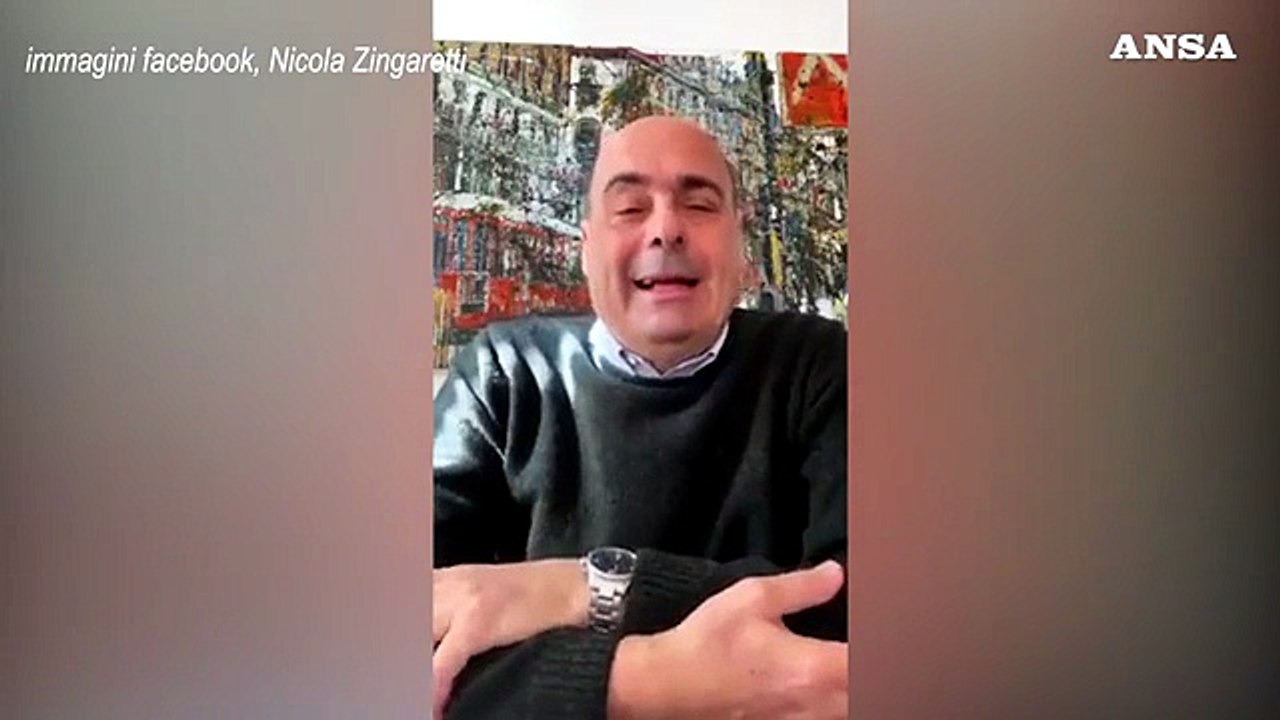 Zingaretti positivo al coronavirus: "Sto bene, niente panico"