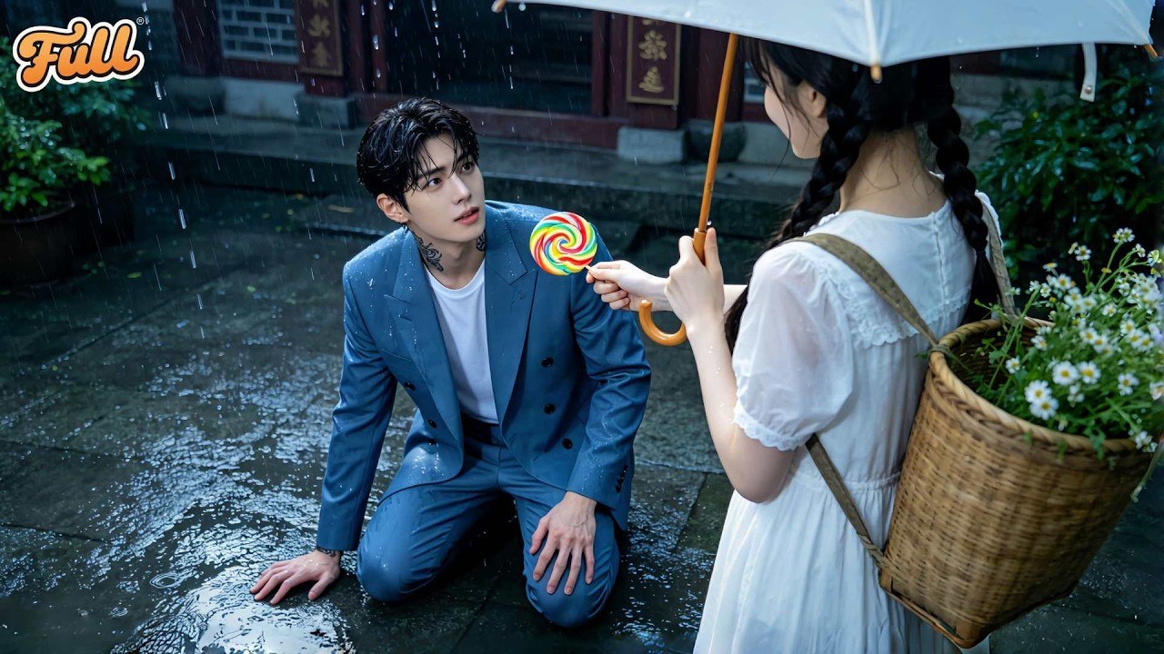 This Rain-Soaked CEO Never Once Smiled Before!BUT Laughed When A Village Girl Gave Him A Lollipop - FULL MOVIES ENGLISH SUB