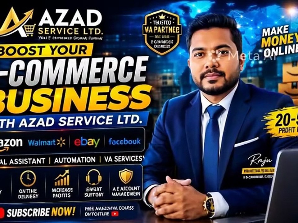 🚀 Amazon VA  Walmart VA  eBay VA Services 2026  Grow Your E-Commerce Business Fast!