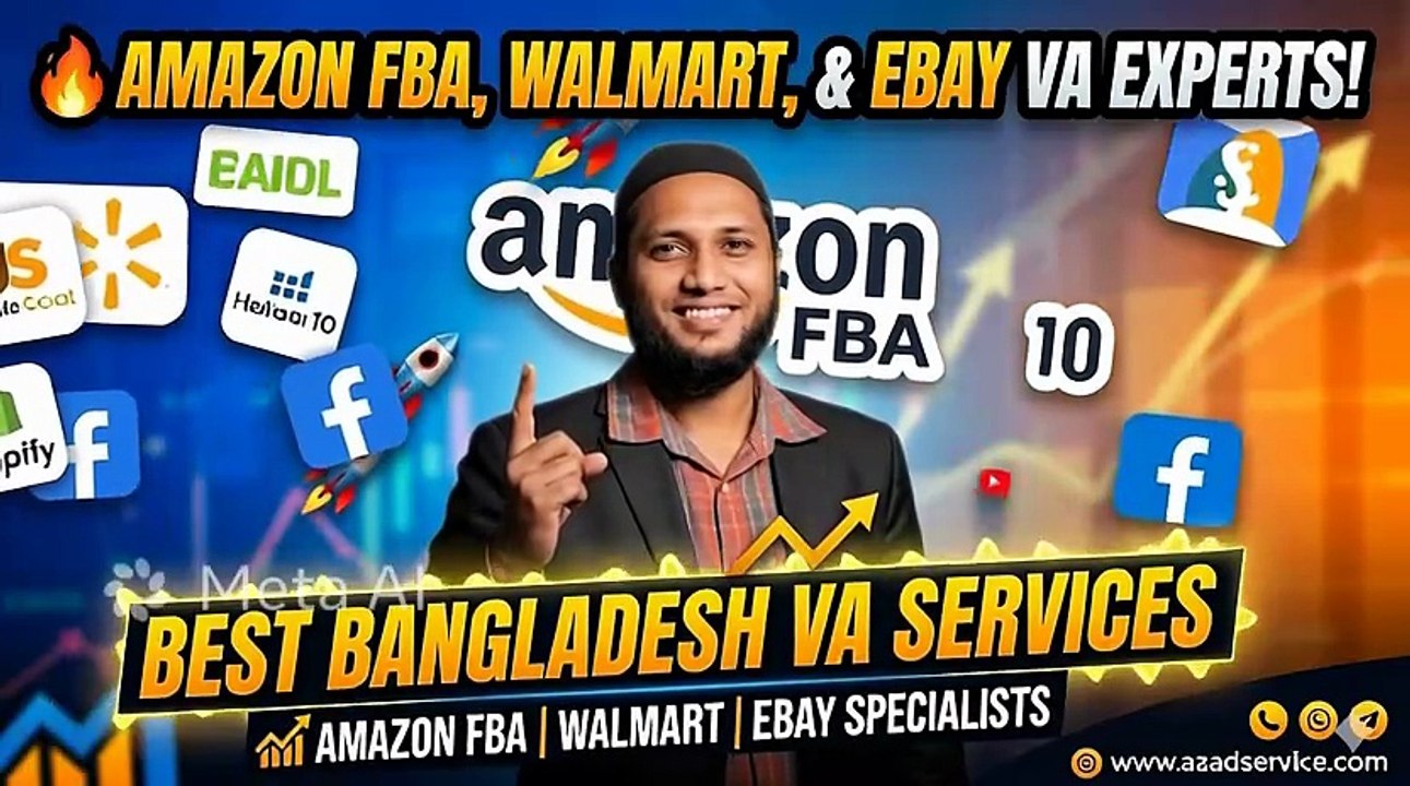 📈 Boost Sales with Amazon VA Experts  Walmart & eBay Automation Services