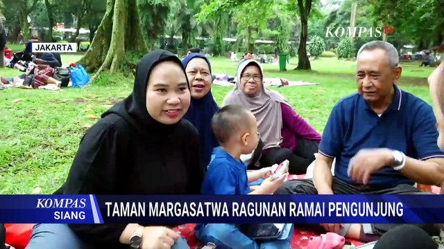 Libur Hari Raya Waisak, Warga Piknik di Taman Margasatwa Ragunan | KOMPAS SIANG
