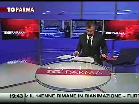 Incidente in via Langhirano: auto contro cassetta della posta