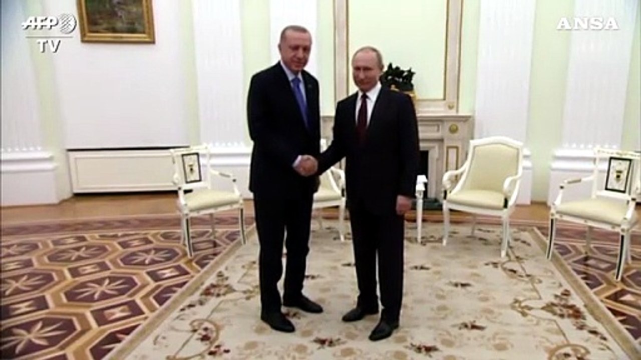 Siria, a Mosca l'incontro tra Erdogan e Putin