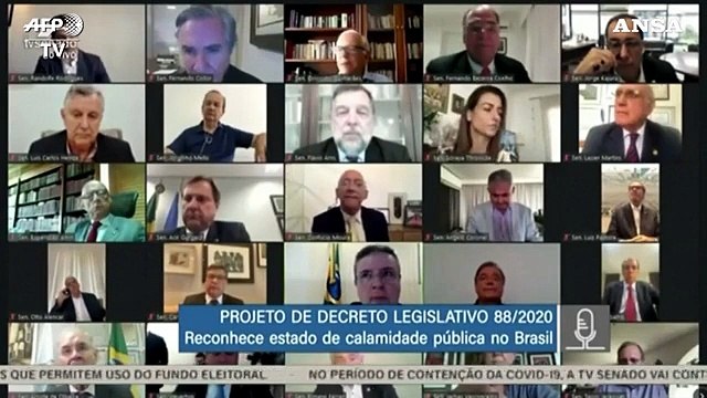 Coronavirus, il Brasile dichiara stato d'emergenza in videoconferenza