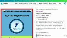 Best 6 Website To Buy 100% Verified PayPal Accounts