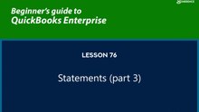 76 - Statements Part 3: Credit Memo and Refunds