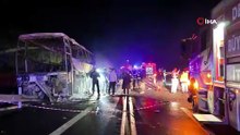 DENİZLİ'DE FECİ OTOBÜS KAZASI 8 ÖLÜ VE 33 YARALI