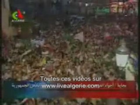 Béjaia en féte apres la coupe d'algerie gagné par la jsmb