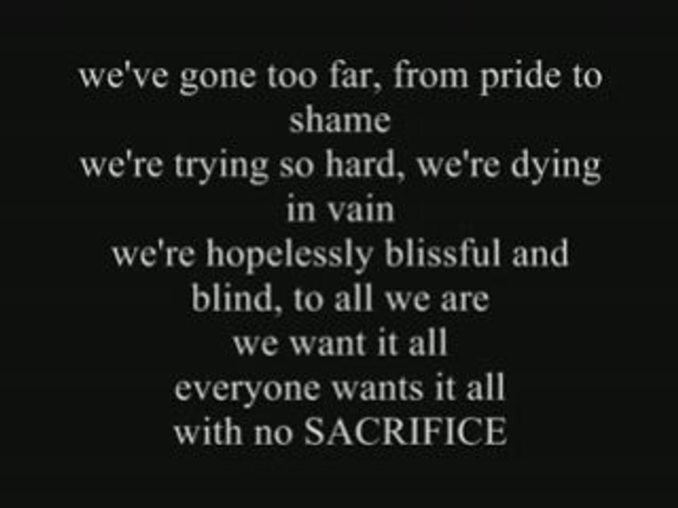 Sum41 - we're all to blame