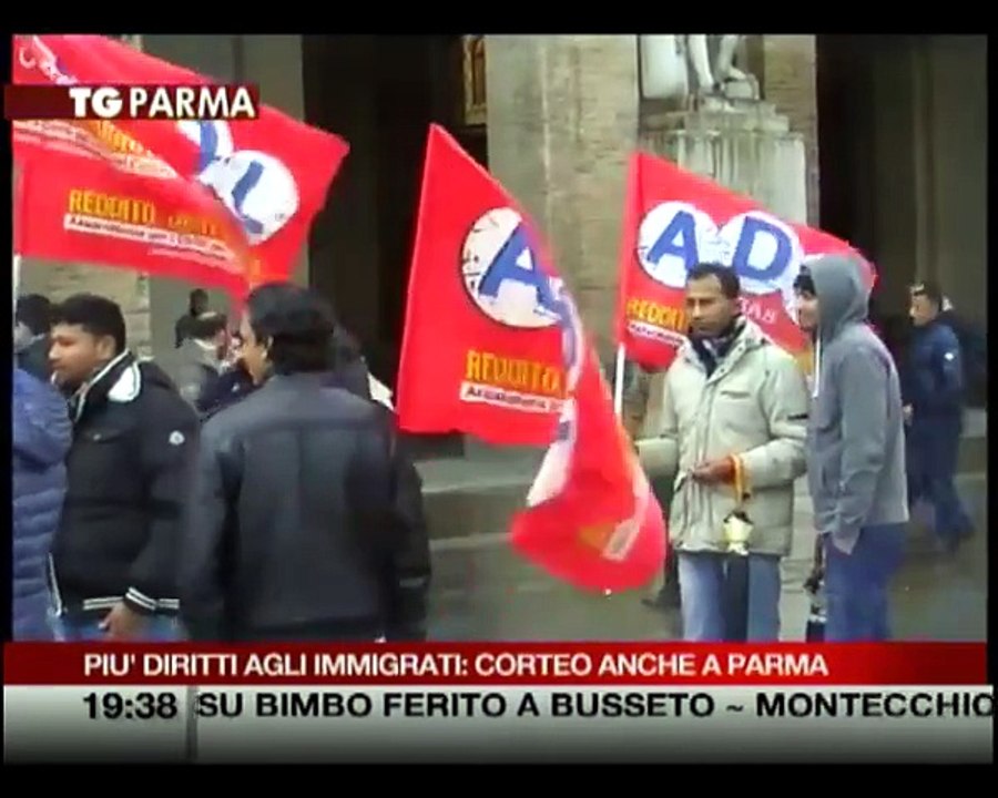 Corteo per i diritti dei migranti