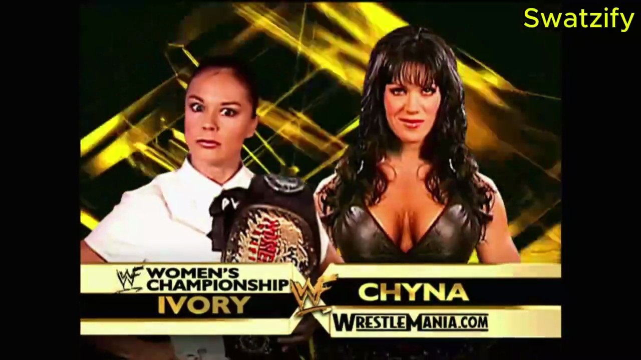 Ivory Vs Chyna WrestleMania X7/17 Women's Title Match