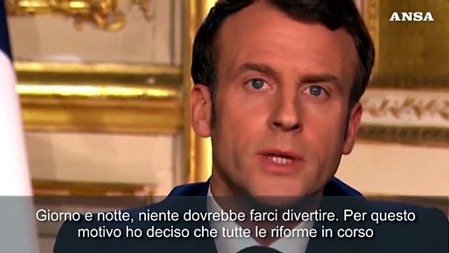 Coronavirus, Macron: Tutti a casa, siamo in guerra