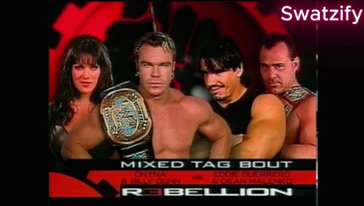 Chyna & Billy Gunn Vs Eddie Guerrero & Dean Malenko (The Radicalz) Rebellion UK 2000