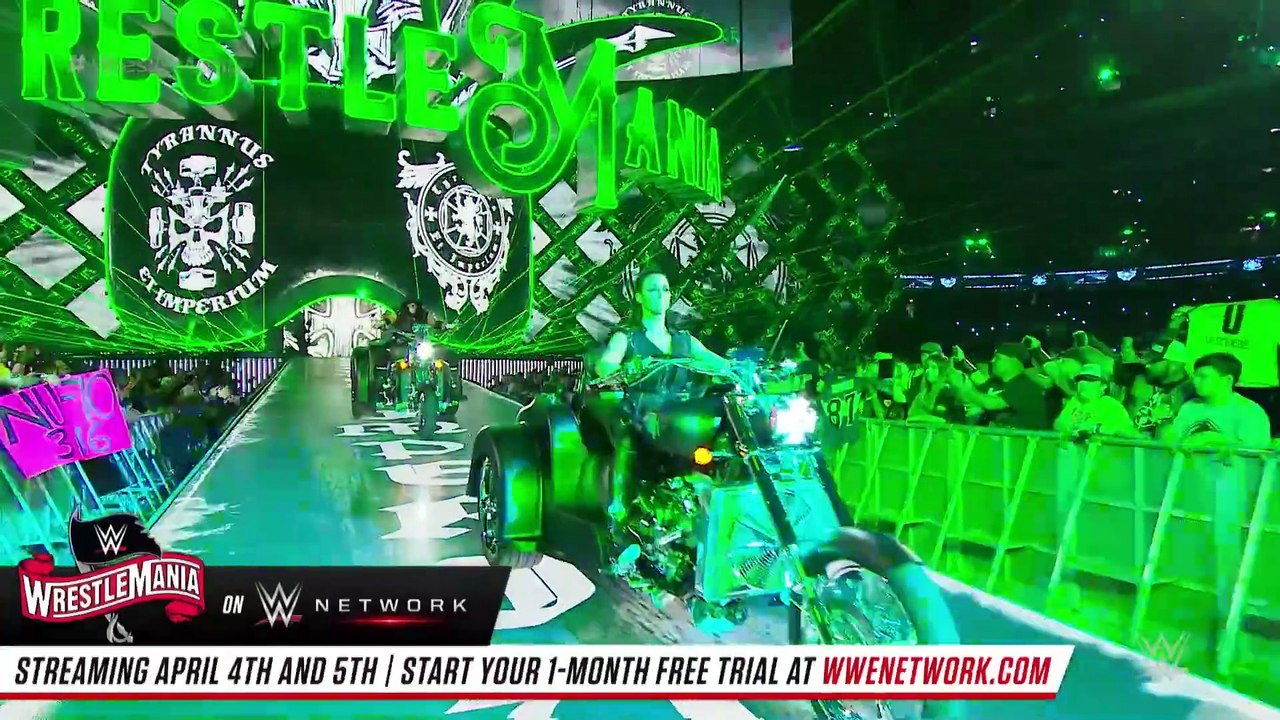 FULL MATCH - Ronda Rousey & Kurt Angle vs. Triple H & Stephanie WrestleMania 34