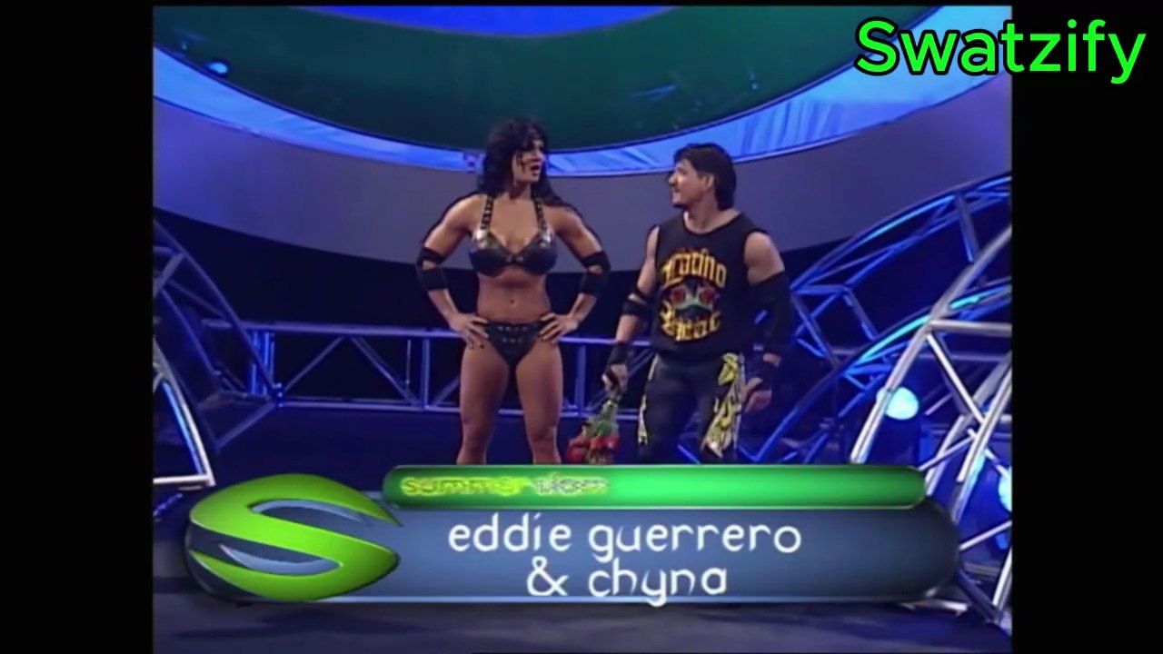 Chyna & Eddie Guerrero Vs Trish Stratus & Val Venis SummerSlam 2000