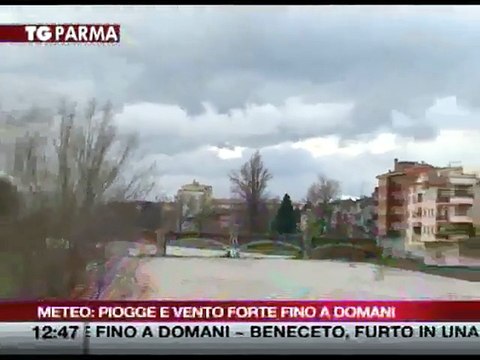 Ancora pioggia e vento forte nel Parmense