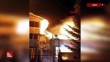 Ordu'da yayladaki 3 ev yandı