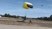 Rotura de coxis en un aterrizaje de la empresa Lyf Aviation, investigada por dos años de estafas en saltos anulados de paracaídas en Valladolid