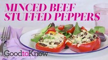 Minced Beef Stuffed Peppers | Recipe