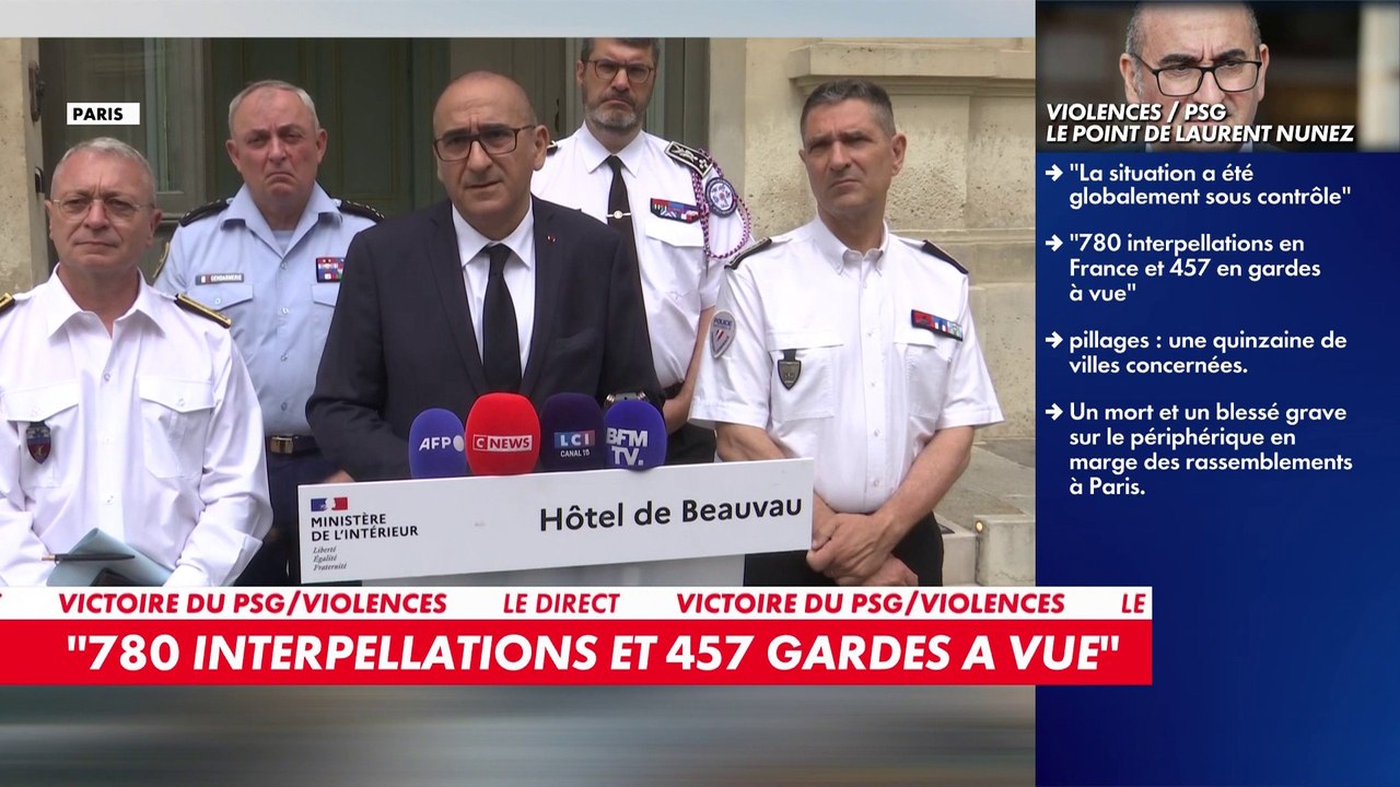 Laurent Nuñez rassure sur la célébration du PSG...