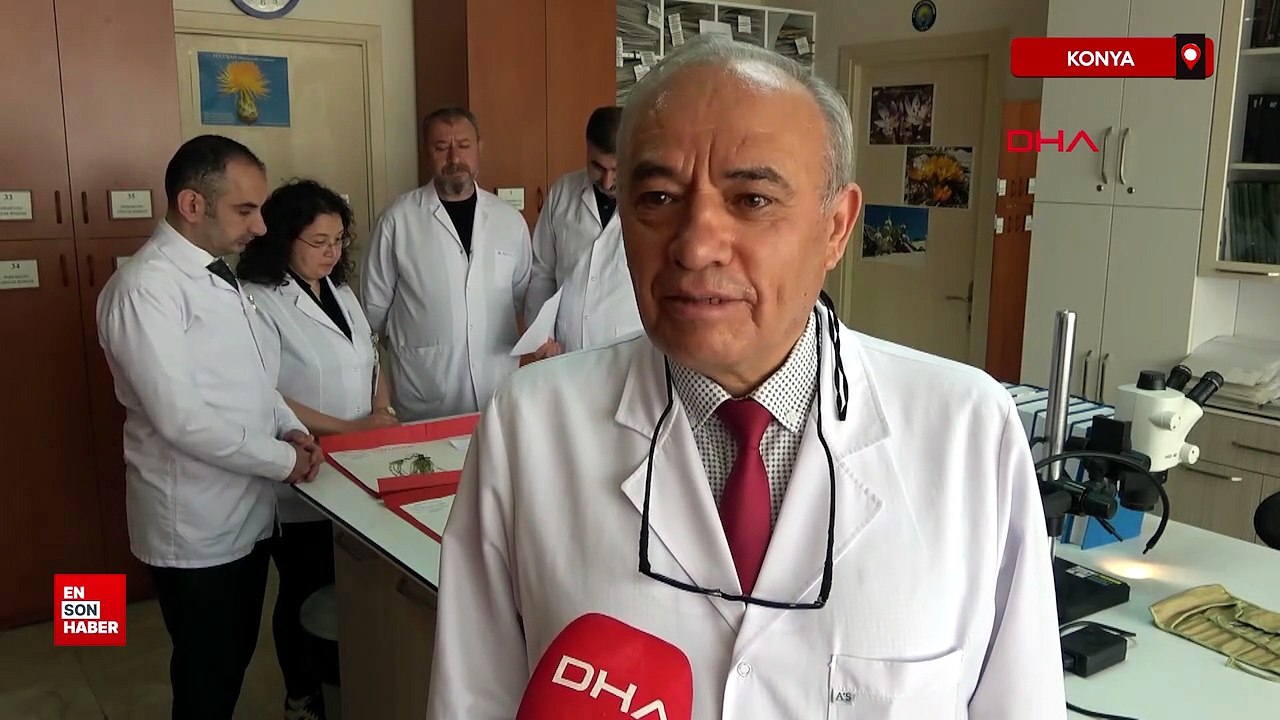 Konya'da bilim dünyasına kazandırdığı 4 yeni bitki türünden birine eşinin adını verdi
