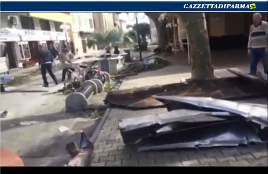 Vento e danni a Forte dei Marmi  Video