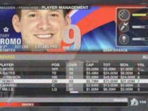 NFL Madden 09 - EA Sports - Fantasy football - announce