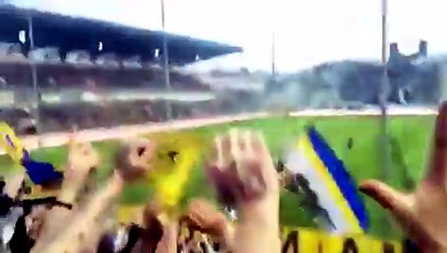 Parma: la festa sotto la curva