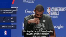 Wemby speechless after Spurs reach NBA Finals