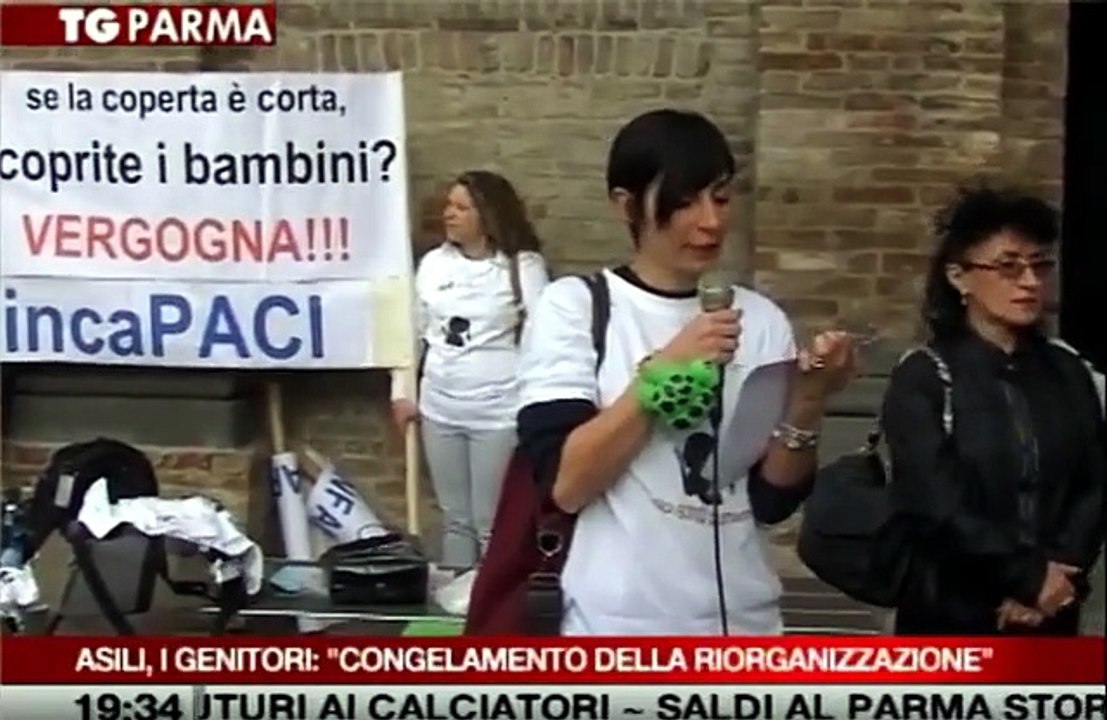Asili: contestazioni in piazza