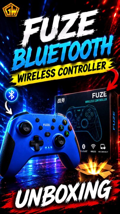 Unboxing Fuze Bluetooth Wireless Controller