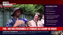 Victoire du PSG: les supporters affluent sur le Champs-de-Mars en vue de la parade