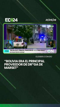 Bolivia era considerada el principal centro de provisión de dr*ga para la organización de Sebastián Marset